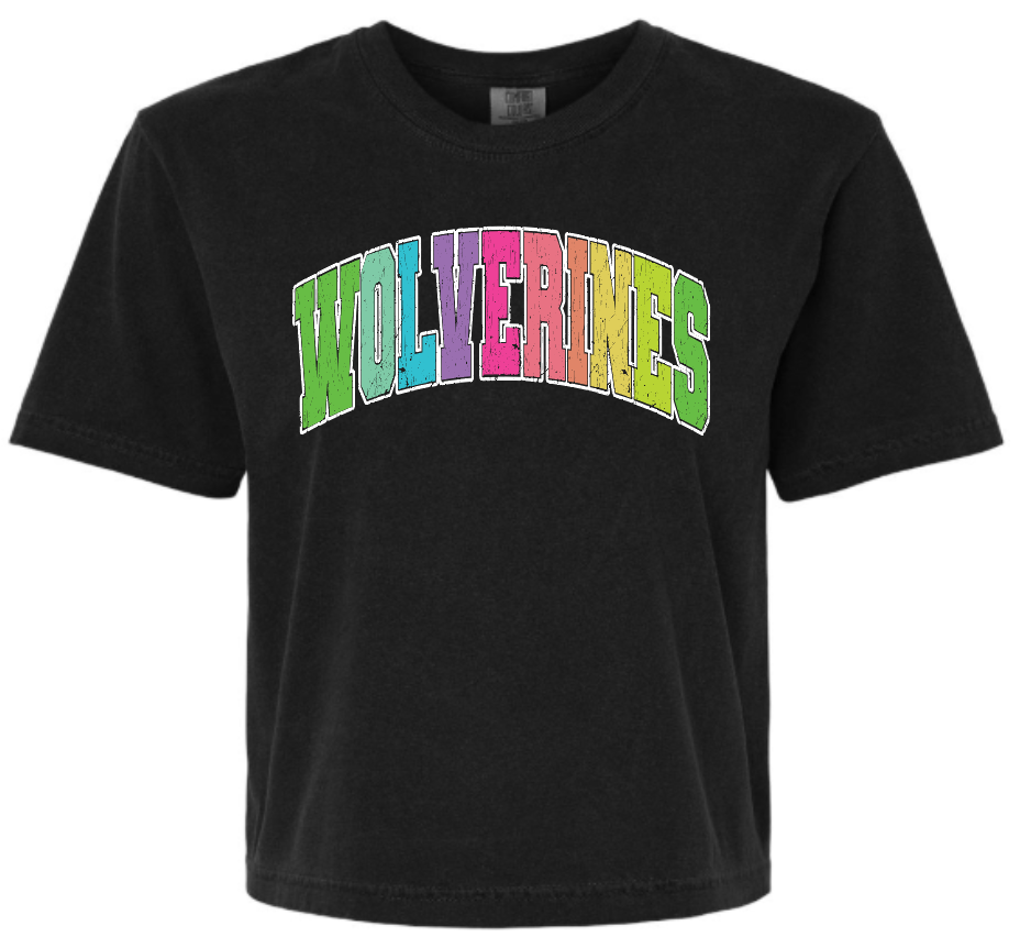 Boxy Colorful Mascot T