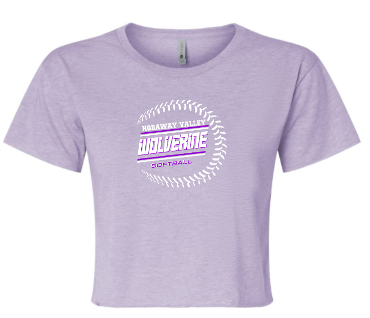 NV Softball Women's Crop T