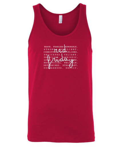 Red Friday Cursive Tank