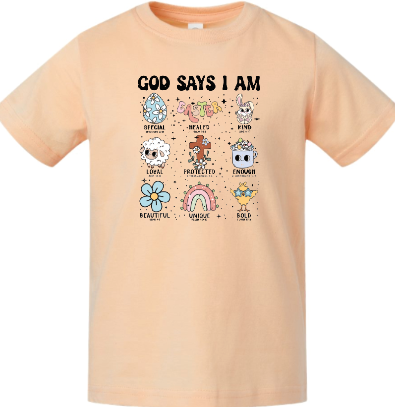 God Says I Am Toddler and Youth