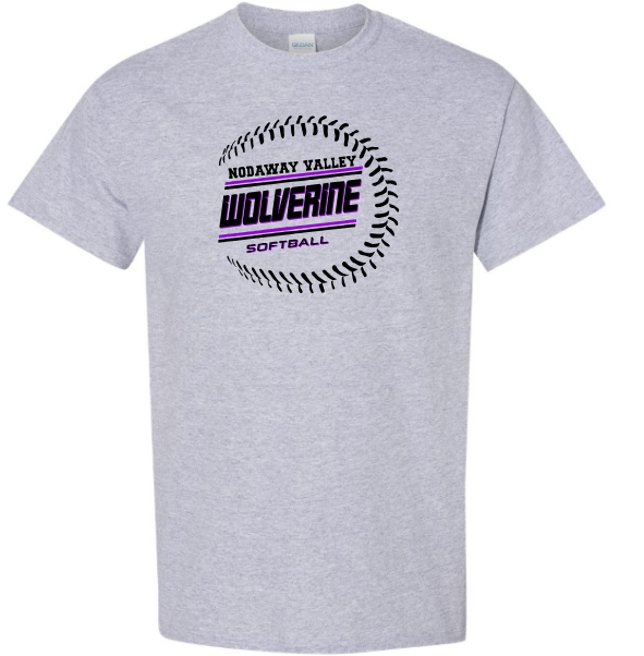 NV Softball T-Shirt- Gildan