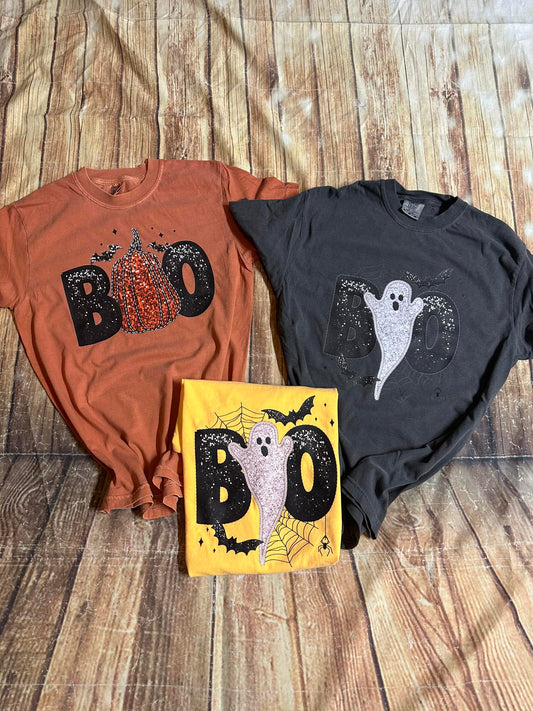 Halloween Boo T- Comfort Colors