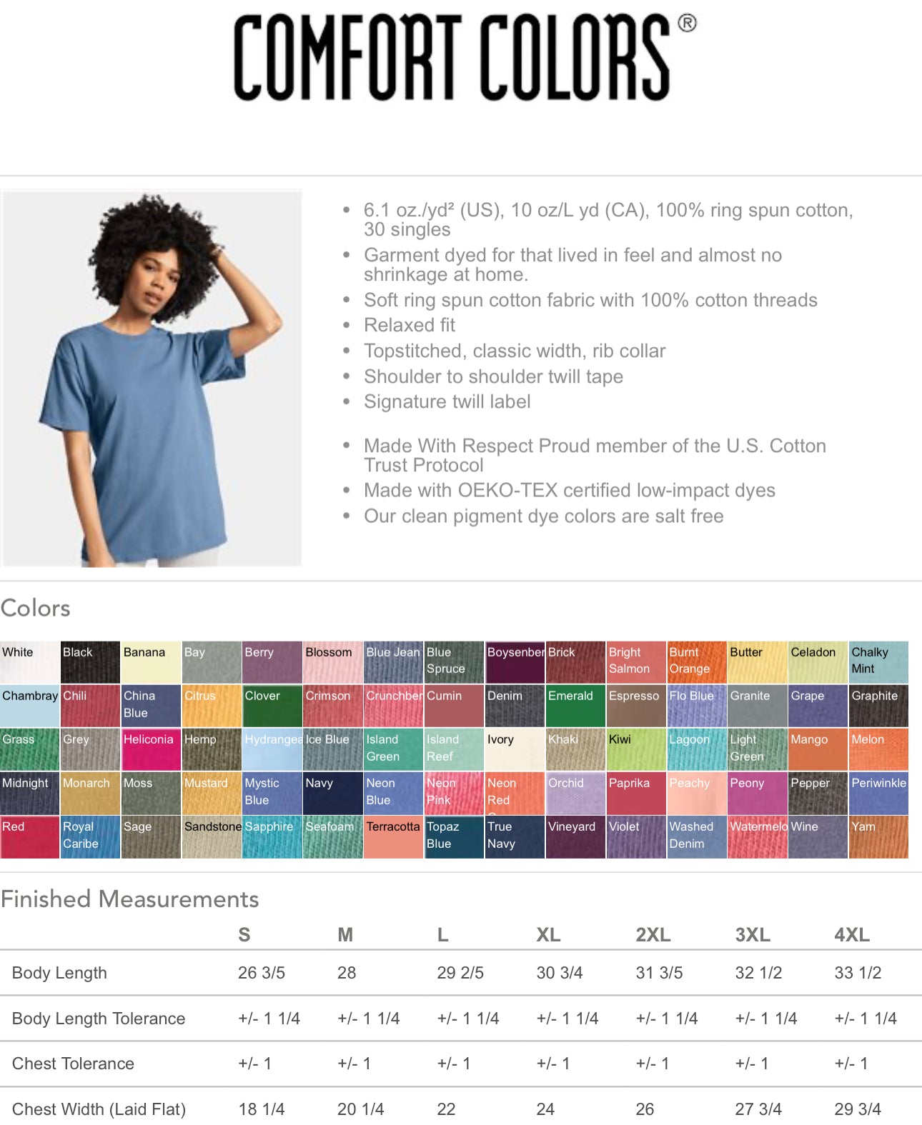 Comfort Colors T-Shirt Custom
