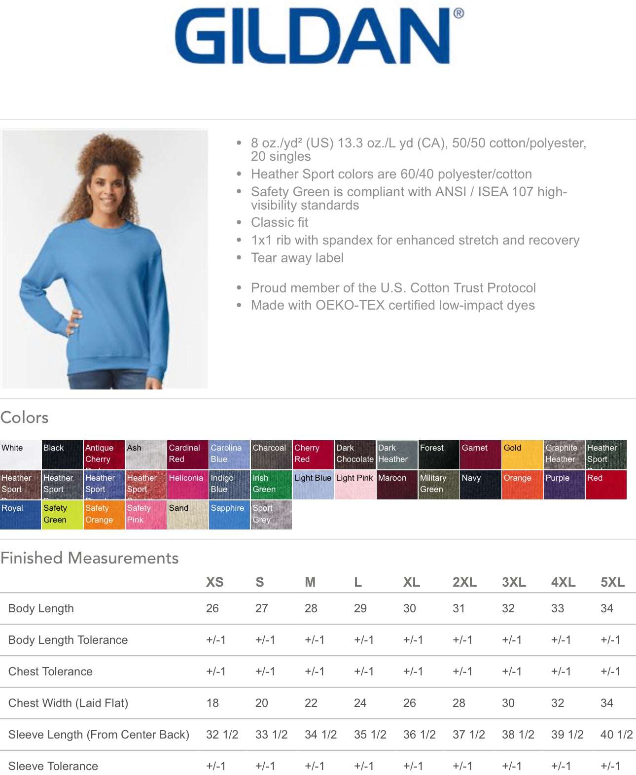 Gildan Crewneck Sweatshirt Custom
