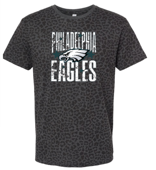 Black Leopard T- EAGLES
