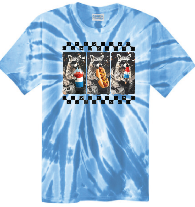 Racoon Tie Dye