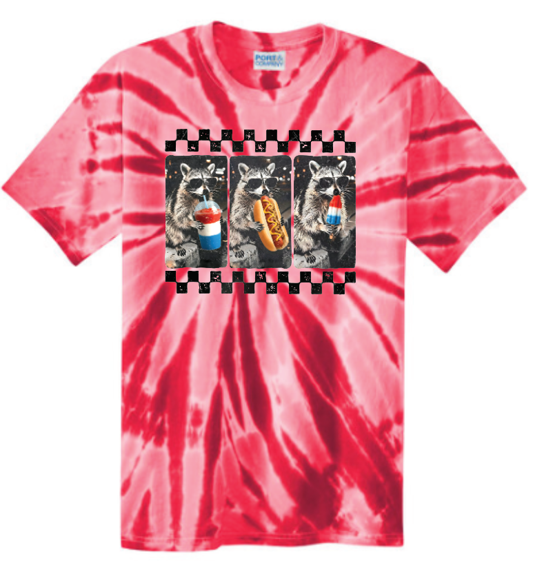Racoon Tie Dye