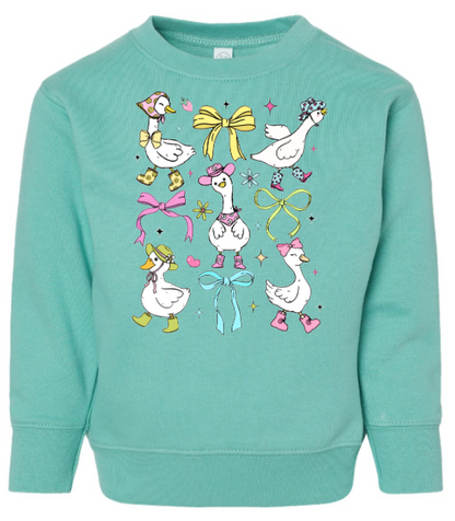 Spring Goose Toddler Sweatshirt
