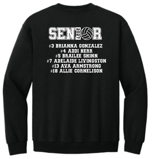 Senior Volleyball Crewneck Sweatshirt