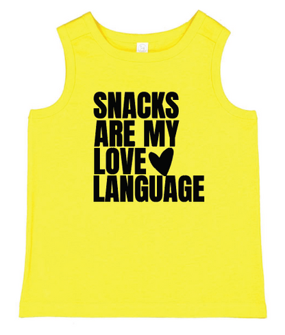 Snacks are my Love Language